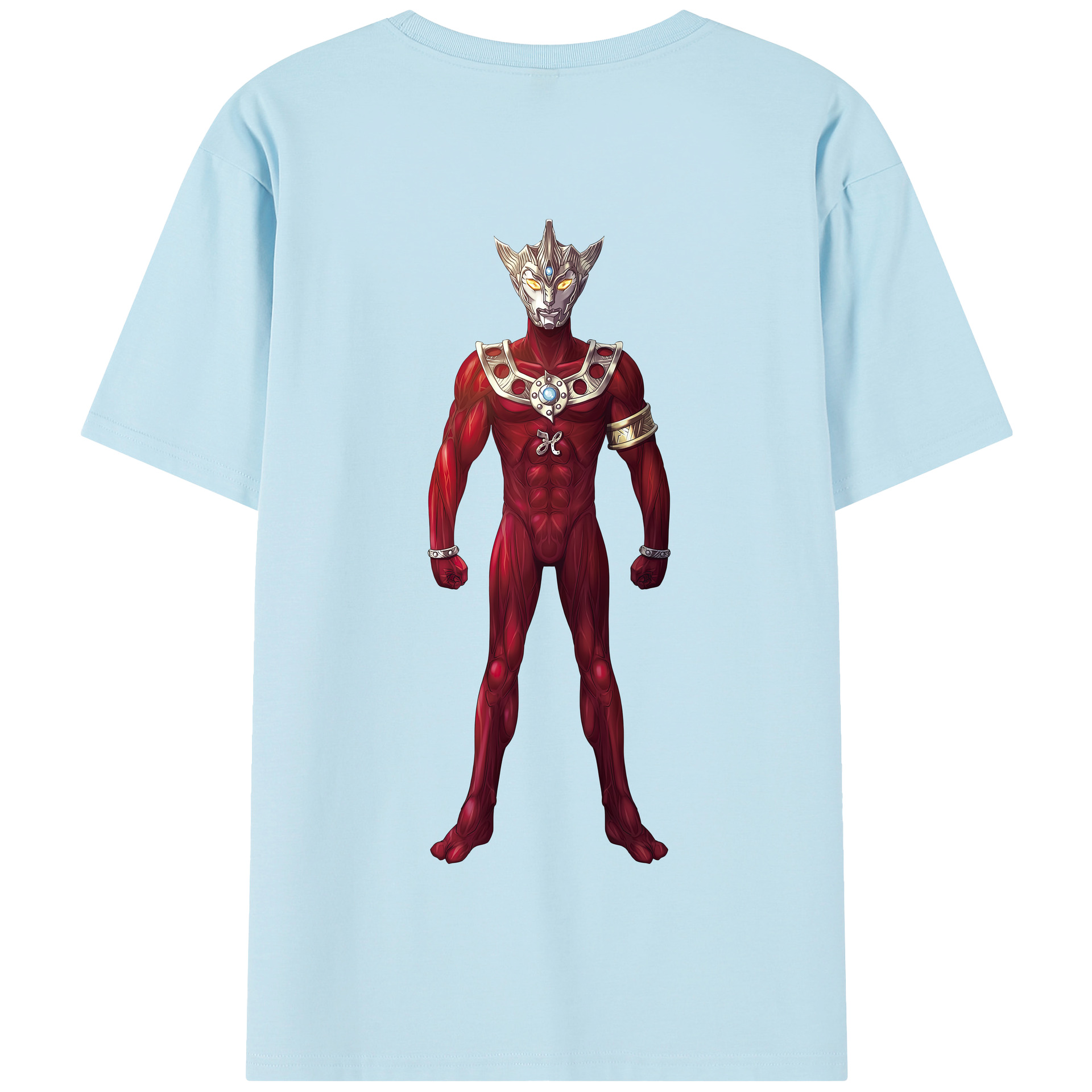 （画像用） ウルトラマン Ultraman 綿100％半袖Tシャツ（背面プリント）